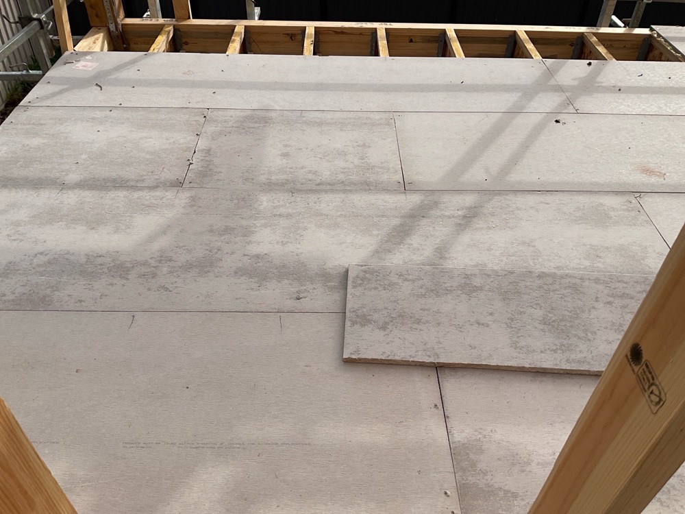Scyon sheet layout not following the manufacturer's installation manual, Point Cook