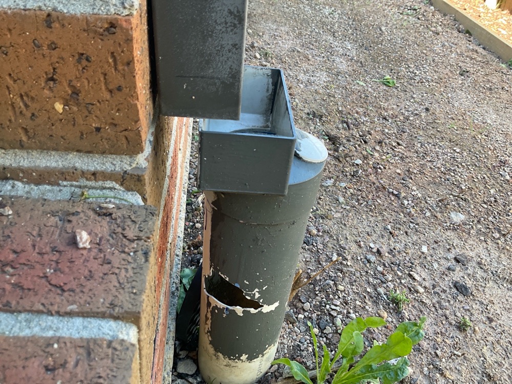 Grading and drainage on an established Point Cook block